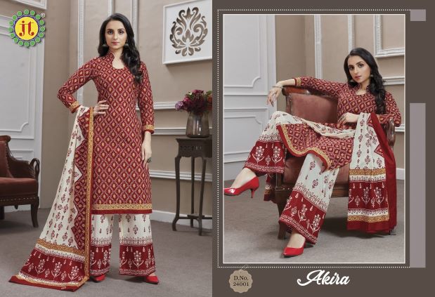 Jt Akira 24 Casual Daily Wear Printed Cotton Dress Material Collection